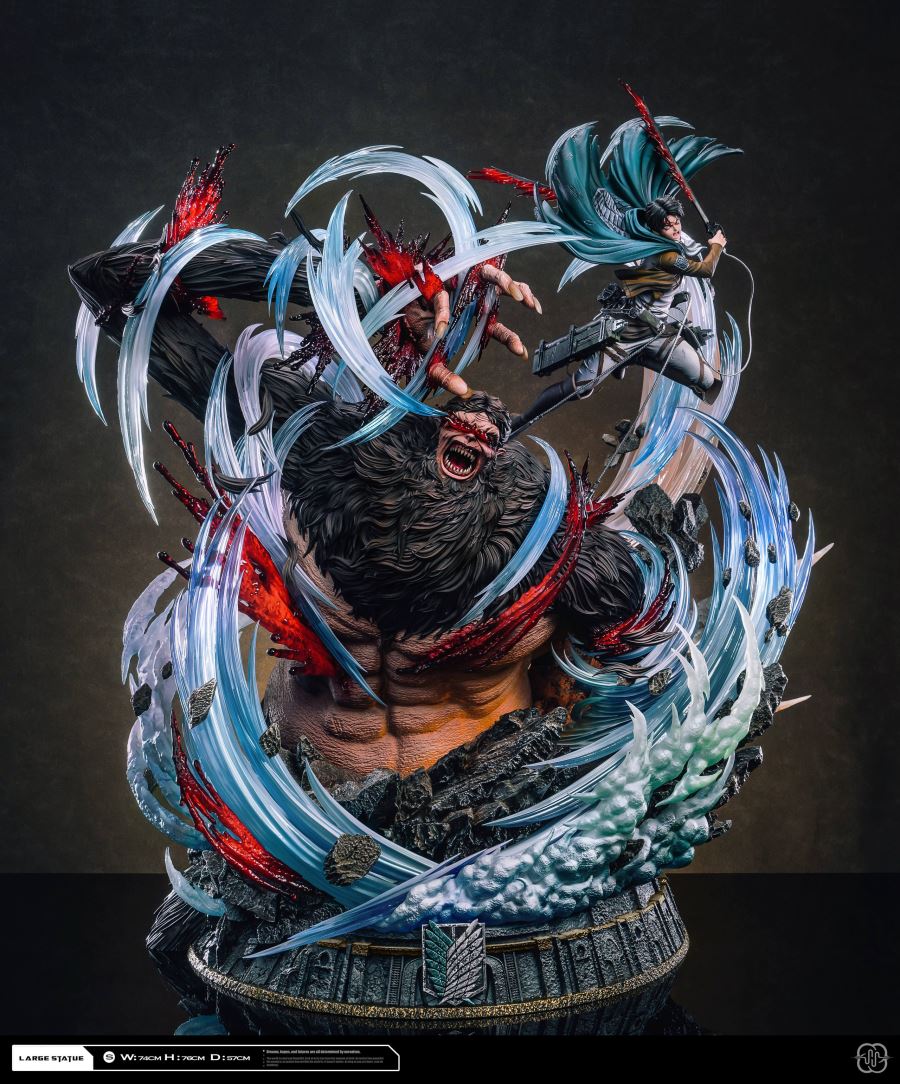 Levi vs Zeke - Attack On Titan (Hertz Studio)